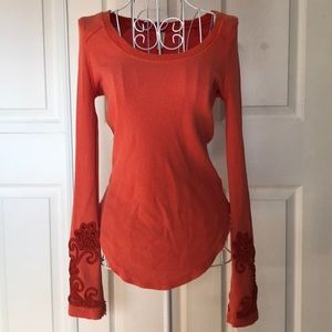 FreePeople 🧡 long sleeve toP
